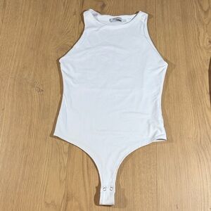 ReoRia White Women's Bodysuit - small